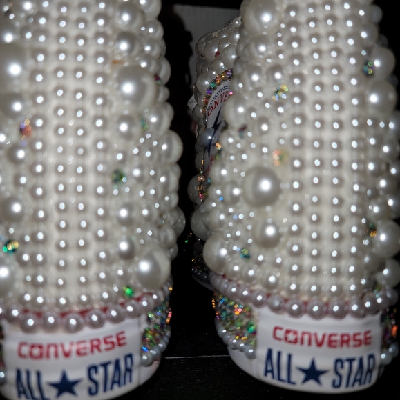 Custom Converse All Star Wedges (NWOB) - Picture 2 of 4